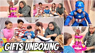 Birthday Gifts Unboxing 🎁🤩  Suhana  Sunaina  Zaigham [upl. by Arika356]