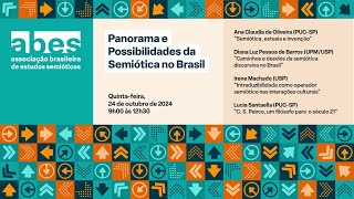 Panorama e Possibilidades da Semiótica no Brasil  ABES [upl. by Odlopoel]