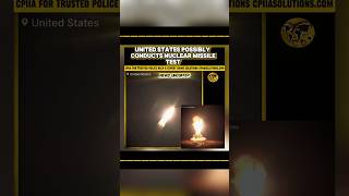 United States Possibly Conducts Nuclear Missile Test [upl. by Levi870]