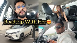 Roadtrip With Mahira Sharma Chandigarh To Gurgaon😍 [upl. by Mort]