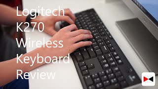 Logitech K270 Wireless Keyboard Review [upl. by Nylatsyrk]