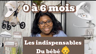 👶LES INDISPENSABLES POUR BÉBÉ DE 0 À 6 MOIS  ESSENTIELS POUR UN BÉBÉ Maternité  poussette [upl. by Ordisy]