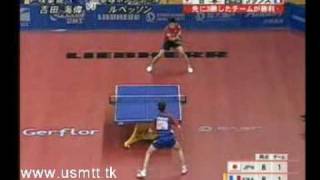 2008 World Table Tennis Championships  Yoshida Kaii vs Emmanuel Lebesson [upl. by Lamson357]