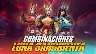 LAS MEJORES COMBINACIONES CON LOS 3 CUERNITOS  LUNA SANGRIENTA  FREE FIRE  CHIFF [upl. by Airamesor]