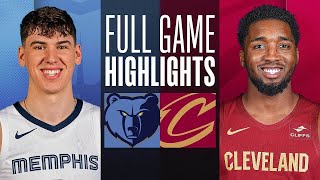 Memphis Grizzlies vs Cleveland Cavaliers Full Game Highlights  April 10 2024 NBA Season [upl. by Lusa]