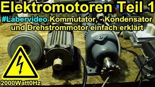 Eigenschaften von Elektromotoren Teil 1  Der Überblick [upl. by Roselani379]