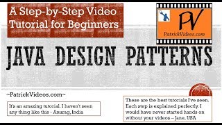 Java Design Patterns  step by step  made easy for Beginners [upl. by Hserus]