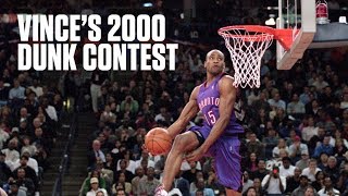 Vince Carter puts on a show in legendary 2000 Slam Dunk Contest  NBA Highlights [upl. by Wandy]