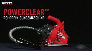 RIDGID PowerClear™ Rohrreinigungsmaschine [upl. by Amisoc528]