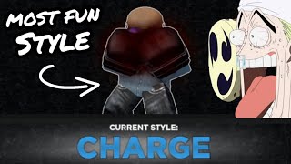 TRYING THE NEW CHARGE STYLE EARLY UNTITLED BOXING GAME its very fun [upl. by Llednor81]