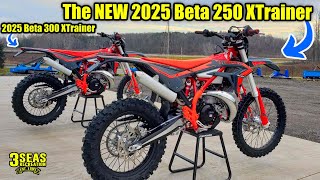 The new 2025 Beta XTrainer 250 2Stroke Motorcycle Compared to the Xtrainer 300 3 Seas Recreation [upl. by Woehick299]