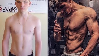 Ryan Casey 3 Year Natural Transformation 1316 [upl. by Nnahgiel]