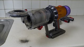 How To Clean And Maintain The Dyson V12 Cordless Vacuum [upl. by Rochester744]