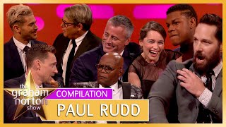 Paul Rudd Completely Nerded Out Over THIS Prop  Celebs Meeting Their Heroes  Graham Norton Show [upl. by Suolekcin]