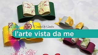 Fiocchi di carta fai da te con Envelope punch boardPaper bow TutorialPackagingScrap tutorial [upl. by Nivalc]