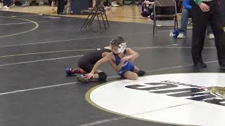 45 lbs D2 Perrysburg GS Mason Bodach vs Parker Workman [upl. by Enomed]