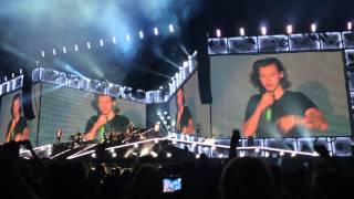 One Direction  Intro  Clouds On The Road Again Tour Adelaide 17215 [upl. by Cardie]