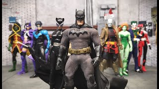 Mezco Batman Sovereign Knight w custom head amp cape 112 action figure Unboxing amp REVIEW dc batman [upl. by Etteniotnna]