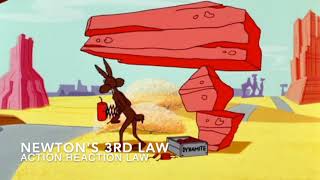 Newtons Three Laws of Motion in Roadrunner [upl. by Yrokcaz]