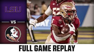 LSU vs Florida State Full Game Replay  2023 ACC Football [upl. by Nehgam]