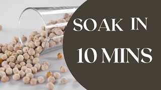 Chefs tips on how to soak kabuli chana quickly [upl. by Anahc]