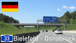 Germany A33 Bielefeld  Osnabrück [upl. by Ithsav488]