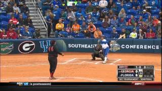 051113 Georgia vs Florida Softball Highlights [upl. by Nies]