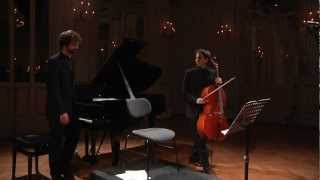 A Webern Zwei Stücke  Two Pieces Nikolaj Sajko cello Miha Haas piano [upl. by Icat]