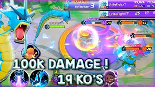 ATTACK GYARADOS BUILD GOES CRAZY   Pokemon unite gyarados ranked gameplay [upl. by Trebleda]