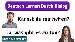 A1 Deutsch Hören amp Sprechen  Durch Dialoge Für Anfänger [upl. by Towill412]