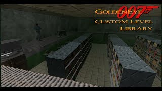 GoldenEye 007 N64  Library  00 Agent Custom level [upl. by Aileme]