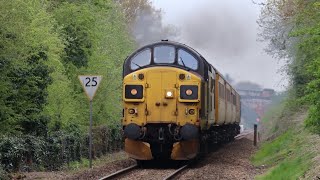 37099 amp 37612 work 1Q98 test train around the Wherry Lines [upl. by Vincenz920]