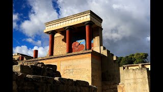 Knossos Palace and Fortress at Heraklion Crete [upl. by Assilaj]