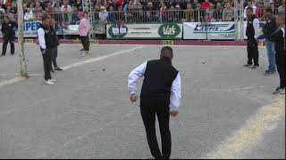 Finale de lInternational à pétanque de Ruoms 2017  La remontada MALLET vs DARODES [upl. by Eittol]