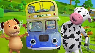 Las ruedas del autobús  canciones infantiles en español  Wheels on The Bus  Farmees Español [upl. by Yren]