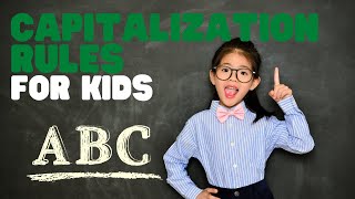 Capitalization Rules for Kids  Learn the capitalization rules in a fun interactive video for kids [upl. by Atinahs532]