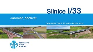 I33 Jaroměř obchvat dokumentace stavby 102024 [upl. by Klimesh]