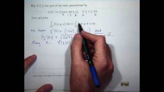 Scalar line integral example [upl. by Louanne775]