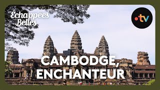 Cambodge le royaume enchanteur  Échappées belles [upl. by Enorel750]