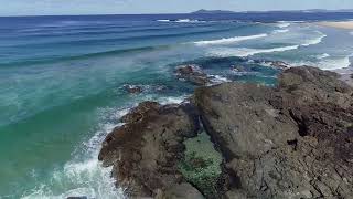 Rock Pool  Back Beach Tuncurry [upl. by Oralee138]