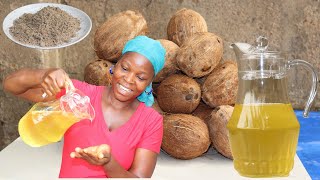 How To Make The Best Pure Coconut Oil Recipes   Cooking Recipe Home Made Coconut Oilcoconut [upl. by Ecnedac]