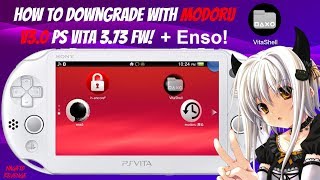 How To Downgrade With Modoru V30 PS Vita 373 FW  HENkaku Enso 373 ⇨ 360 FW HENkaku PSVita [upl. by Ellesij]