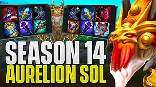 Aurelion Sol is ONE SHOTTING in Season 14 S14 ITEM GUIDE [upl. by Schulman200]