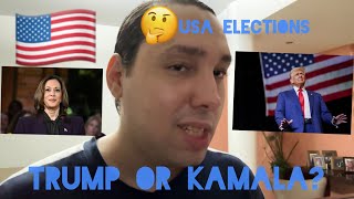 ASMR Whisper Ramble  USA talk by a Brazilian  Trump or Kamala 🇺🇸 Elections America in 2024 🇧🇷 [upl. by Nodnart665]