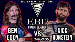 Combat JiuJitsu Championship  Ben Eddy vs Nick Honstein  EBI 15  Eddie Bravo Invitational 15 [upl. by Drehcir614]