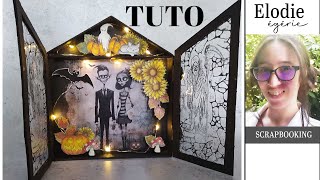 Création dune Boîte Vitrail pour Halloween avec Elodie  DIY Déco Effrayante et Artistique [upl. by Adelheid]