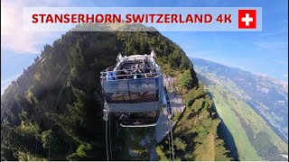 Luzern Region  Stanserhorn Switzerland 4K [upl. by Ellehcyar]