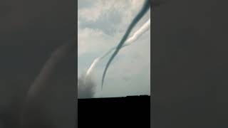 Twin Tornadoes Today Benkelman NE Tornado 1 Year Anniversary shorts [upl. by Euqinmod]