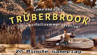 Trüberbrook  20 Minute Gameplay  Indie Point and Click Adventure  1080p60fps [upl. by Anayrb997]