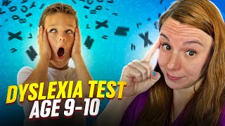 Dyslexia Test for 9 or 10 Year Old Child [upl. by Htez858]